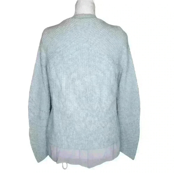 Lucky Brand women's light blue metallic sweater size small - Picture 2 of 6